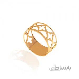انگشتر طلا زنانه طرح اسلیمی کد CR472