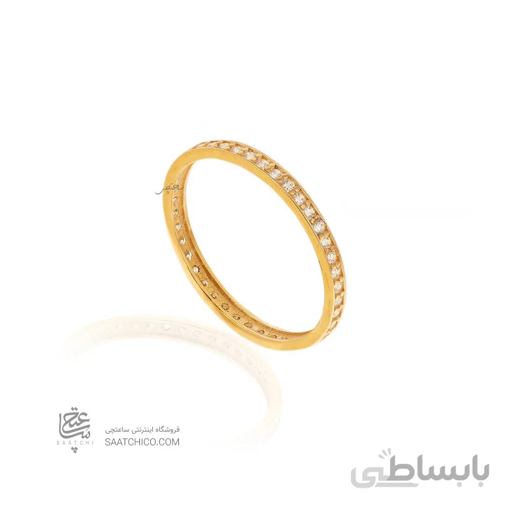 انگشتر طلا طرح ETERNIYT کد CR552