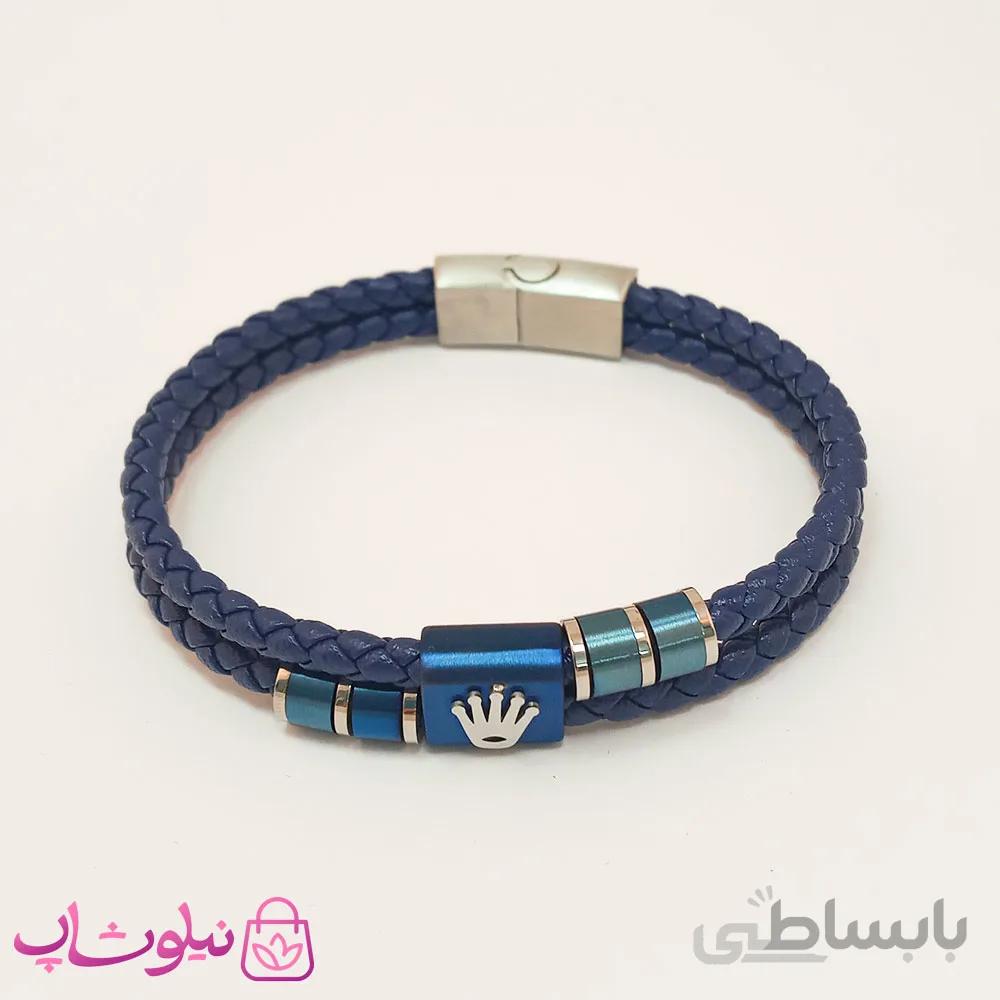 دستبند اسپرت و استیل مردانه برند رولکس کد 2564-1