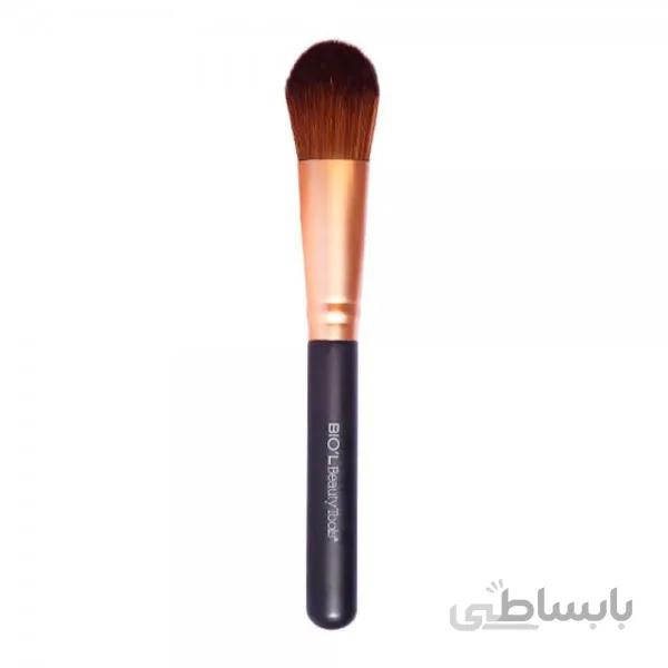 براش رژ گونه قلمی چوبی پایه بلند بیول