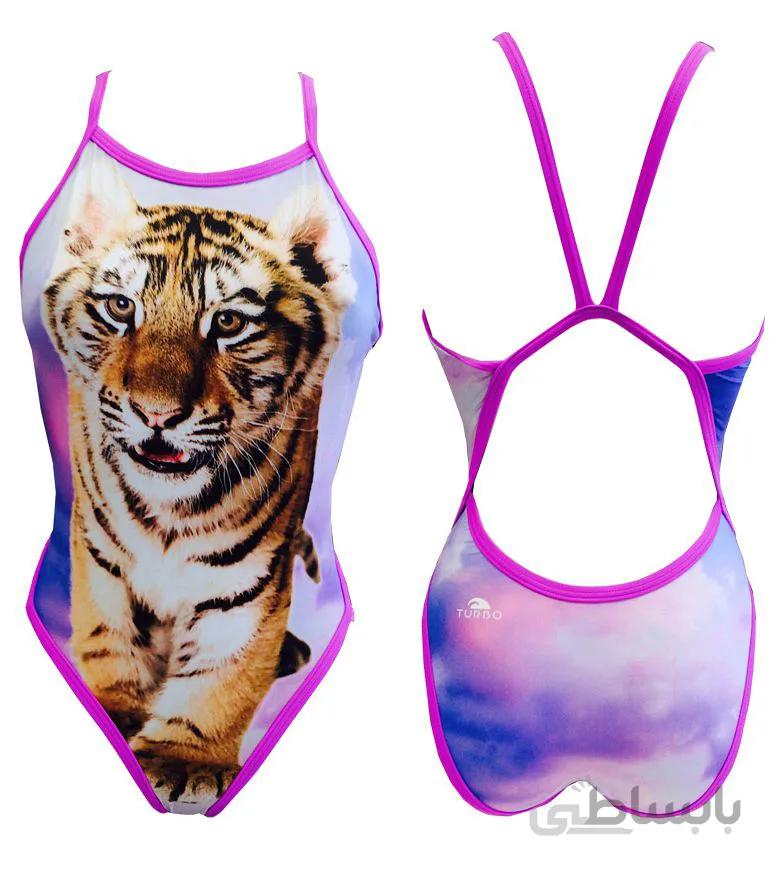 مایوی شنای زنانه توربو Baby Tiger ا Turbo girl Swimsuit Baby Tiger
