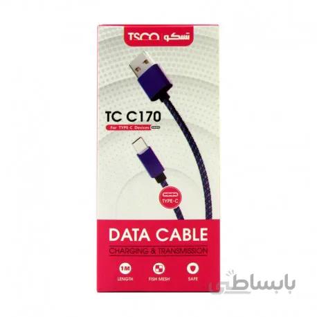 کابل شارژ تایپ سی تسکو مدل TC C170 ا CHARGING CABLE TC C170