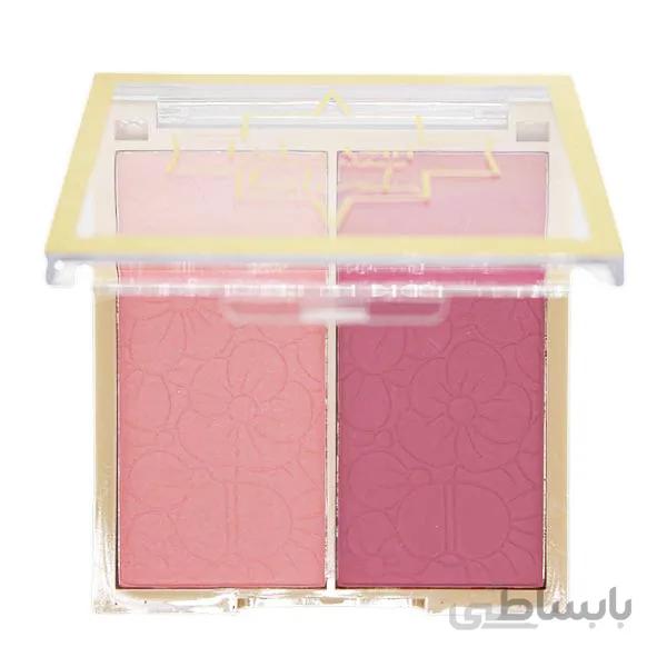 پالت رژگونه ۲ عددی دودو گرل (DoDo girl Professional Makeup Blush-Code 03)