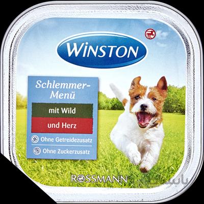 ووم Winston مخصوص سك بالغ تهيه شده از گوشت گوزن و دل گوساله - 150 گرم