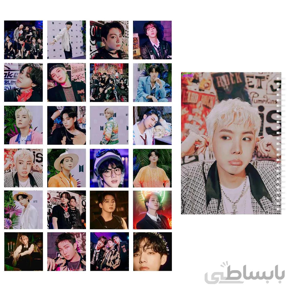 مجموعه 32 عددی فتوکارت BTS 2022 BTS Seasons Greetings به همراه دفتر یادداشت کد 10111230