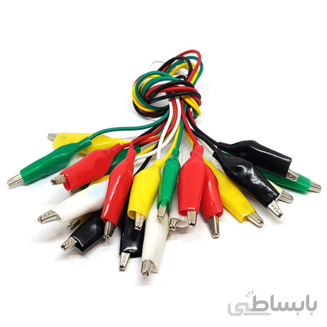 گیره سوسماری سیم دار بزرگ بسته ۱۰ عددی