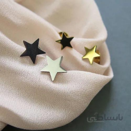 گوشواره میخی استیل ستاره