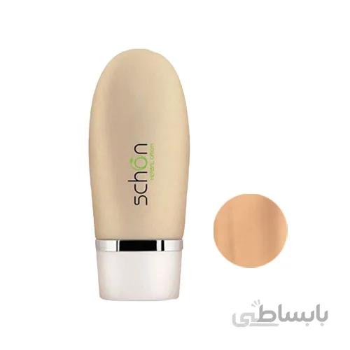 کرم پودرمات شون سری Smoothing Matt شماره S03 حجم 30 میلی لیتر ا Schon Smoothing Matt Foundation No. S03 30ml