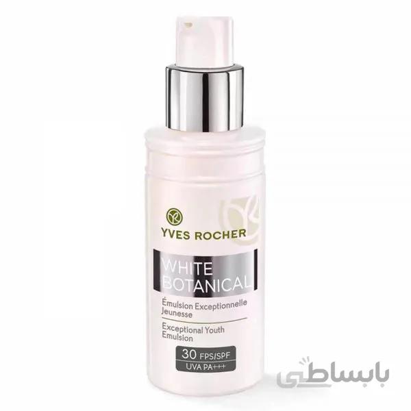 امولسیون ضد لک و جوانساز وایت بوتانیکال ایوروشه حاوی SPF30