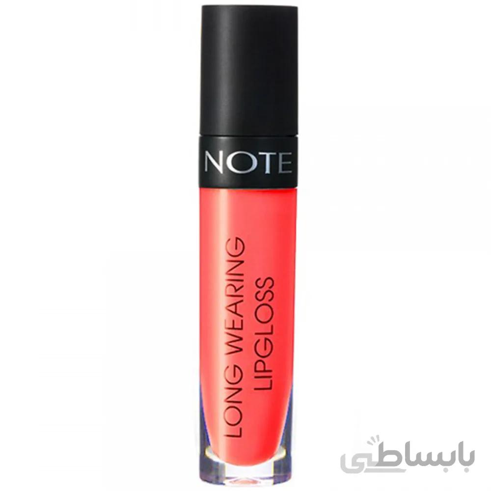رژ لب مایع نوت مدل لانگ ورینگ Long Wearing ا Note Lipgloss Liquid Long Wearing