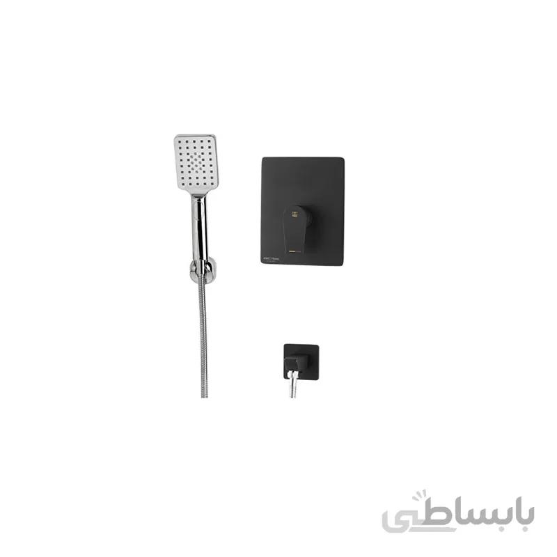 دوش توکار kwc مدل ورونا مشکی تیپ 2