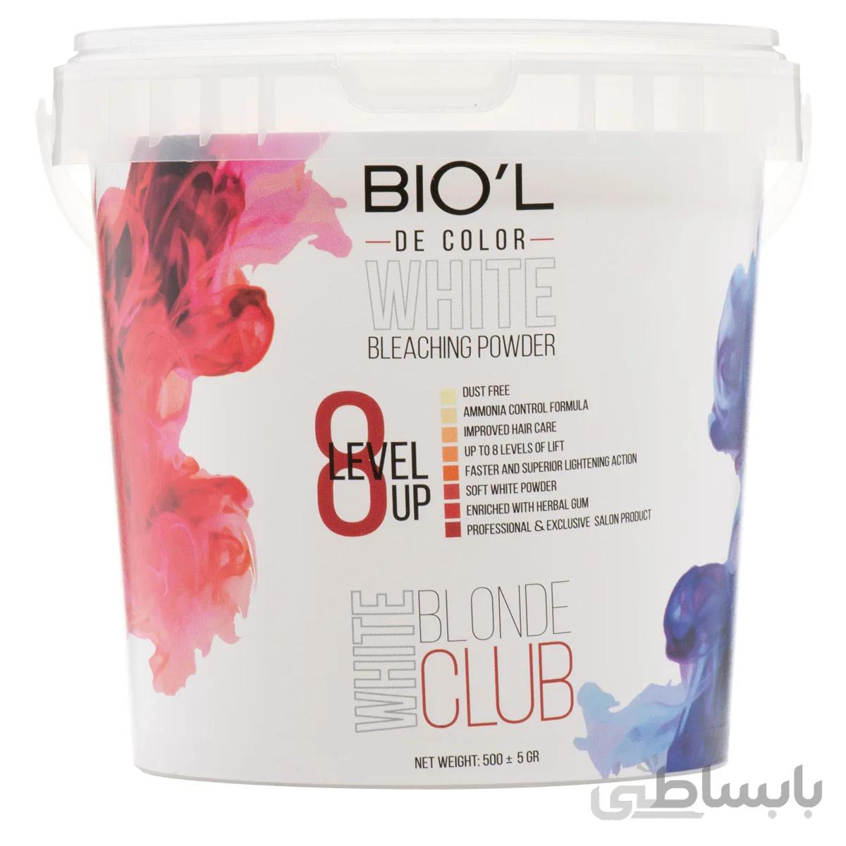 پودر دکلره سفید بیول 500 گرم ا Biol White Deco Powder 500 gr