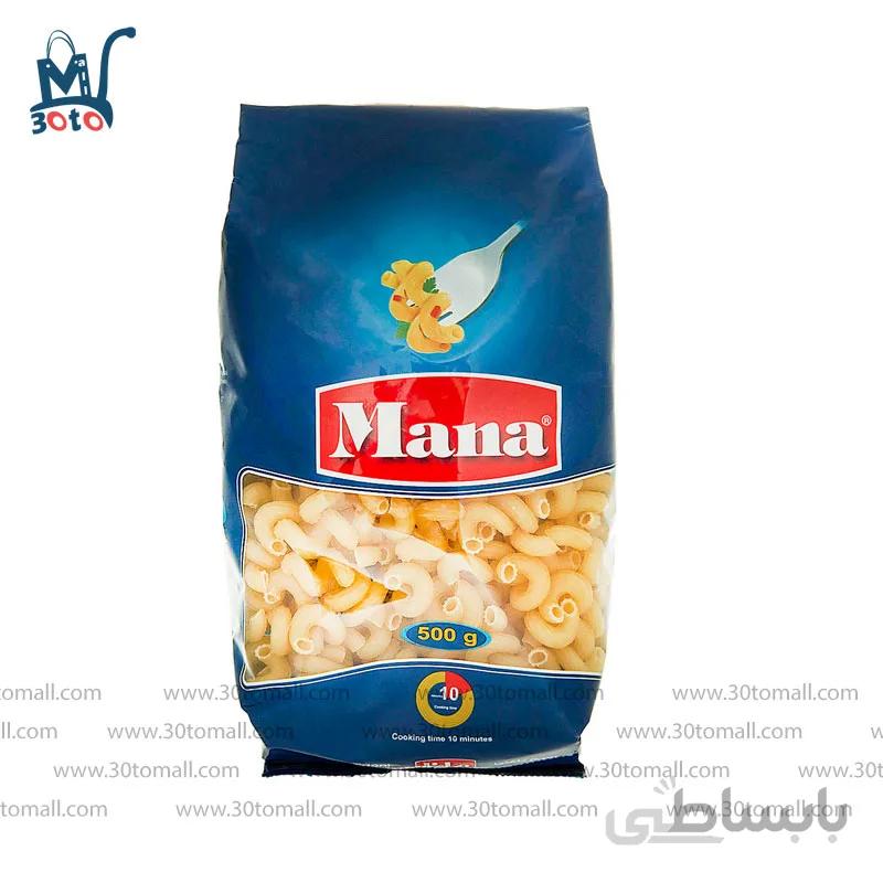 ماکارونی شکل دار مانا طرح سیم تلفنی 500گرم