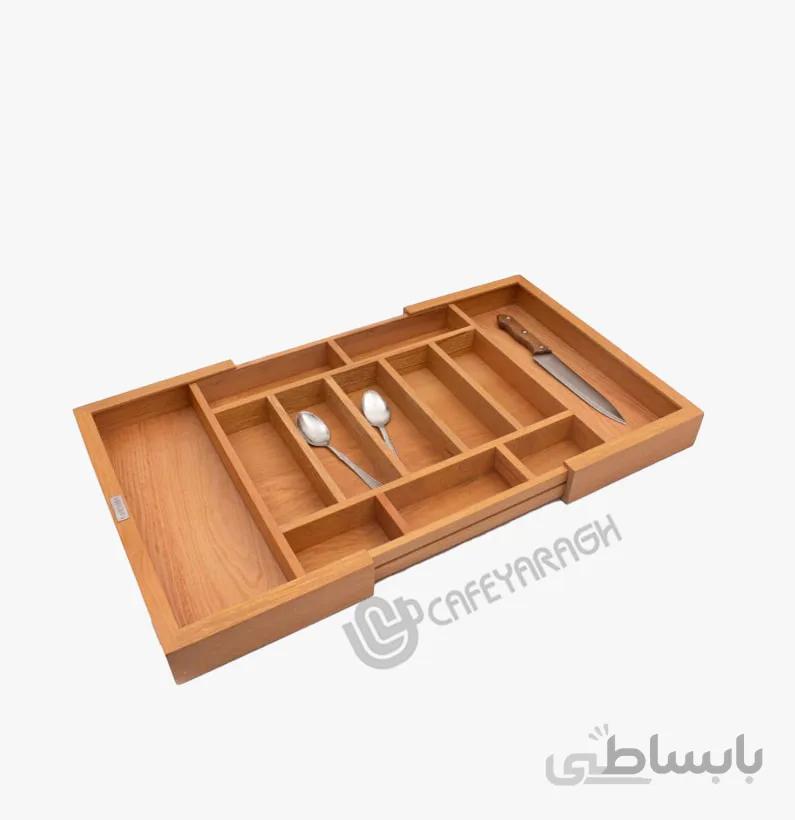 جا قاشقی چوبی قابل رگلاژ یونیت 90-60 آلبا