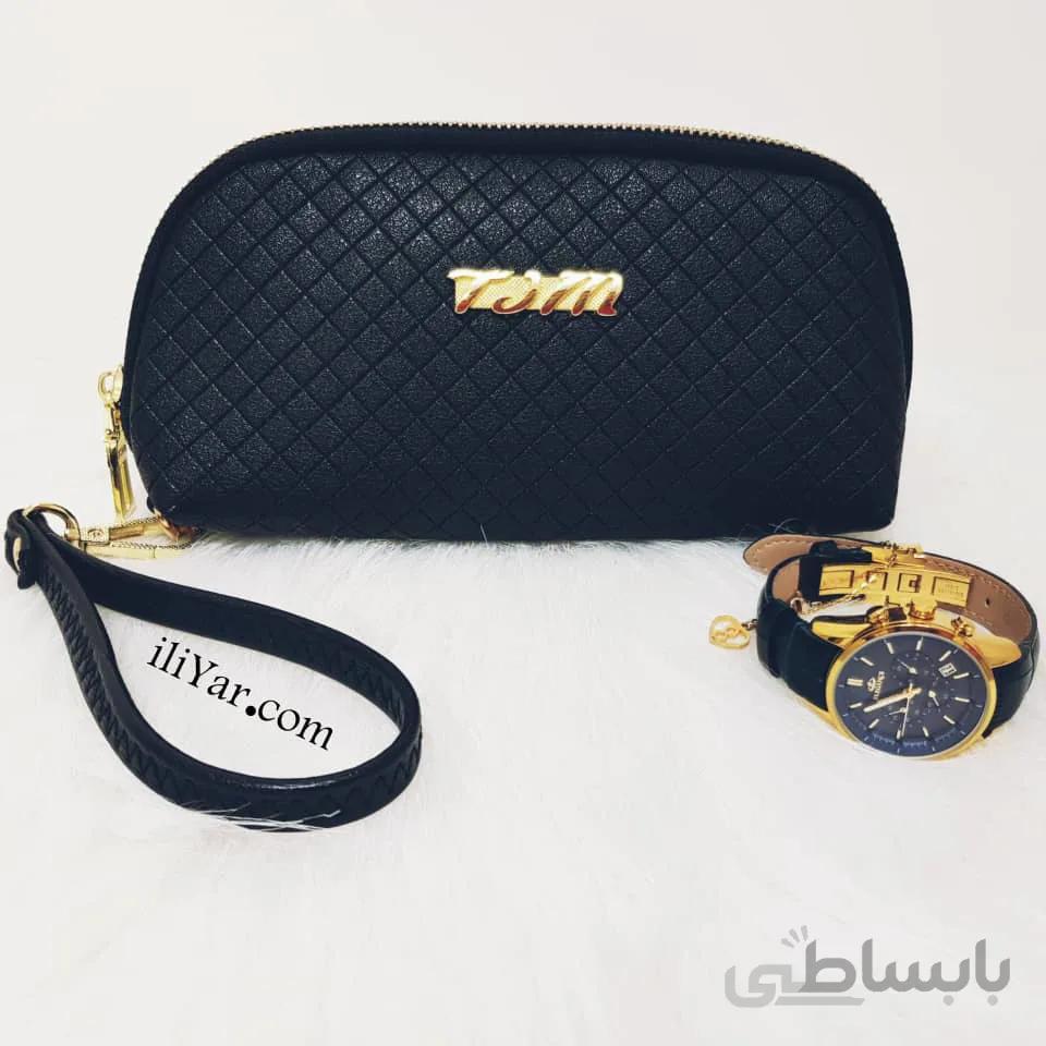 کیف پول زنانه شیک زیپ دار مشکی ا Wallet For Women