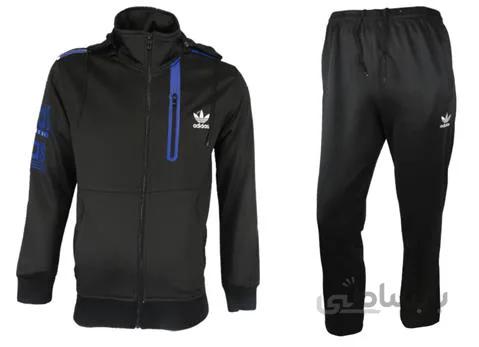 ست گرم کن و شلوار ورزشی طرح ساده adidas آدیداس KHP50-2068 ا Mens adidas Necktie Heater and Trousers-KHP50-2068