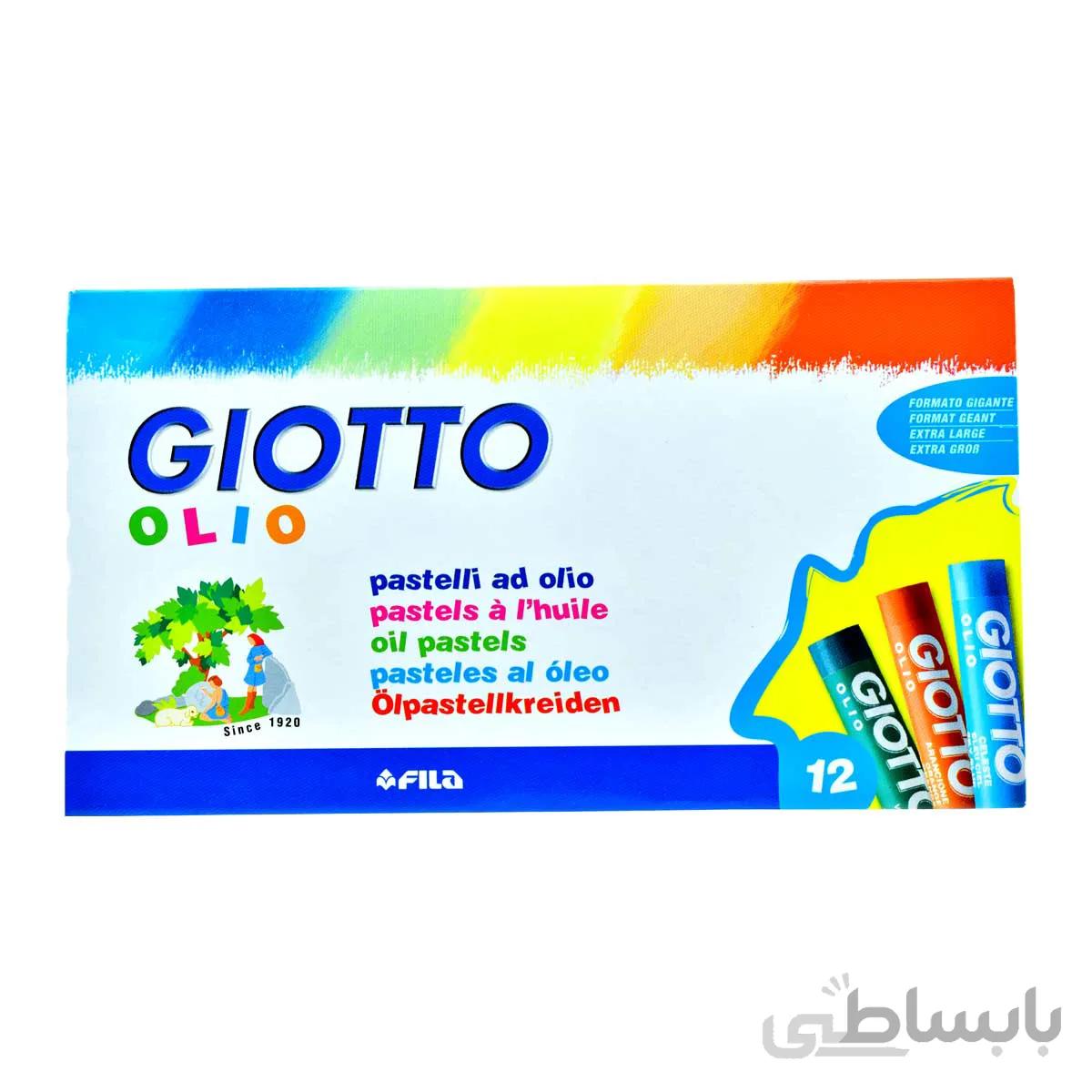 پاستل روغنی 12 رنگ جیوتو مدل olio