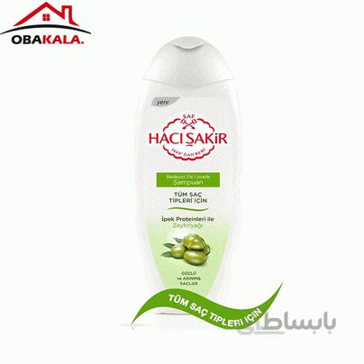 شامپو مو حاجی شاکر 500 میلی لیتر haci sakir tüm saç tipleri için ا haci sakir tum sac tipleri icin Hair Shampoo 500ml