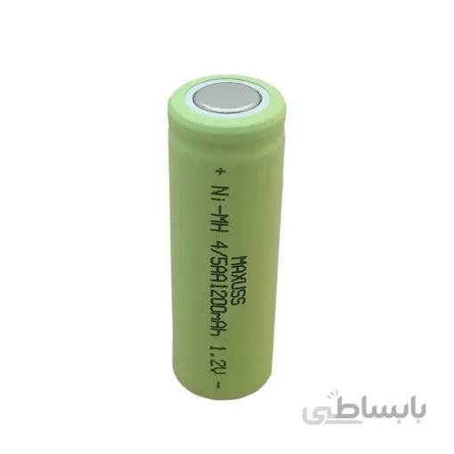 باتری AA 4/5 سرتخت قابل شارژ مکسس 1200mah