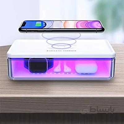 دستگاه ضد عفونی کننده یو وی و شارژر وایرلس توتو TOTU N52 Wireless Charging Sterilization Box