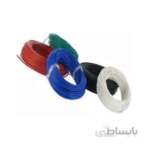 سیم افشان تک رشته زرد سایز 0.25