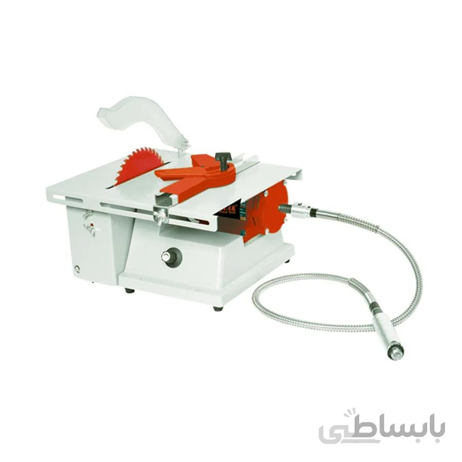 اره میزی دور متغیر با فرز خرطومی و لوازم اضافه 4کاره محک مدل TS-180 ا TS-180