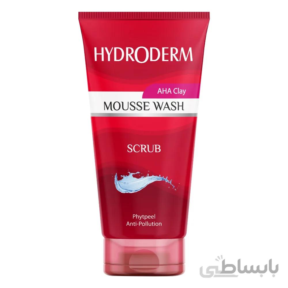 موس واش رسی اسکراب و ساینده پوست صورت هیدرودرم 150 میلی لیتر