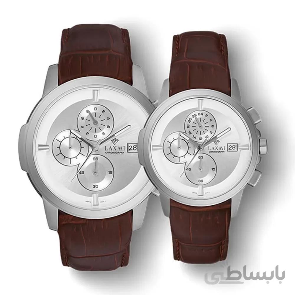 ساعت مچی ست زنانه مردانه لاکسمی8502G-5-8502L-5