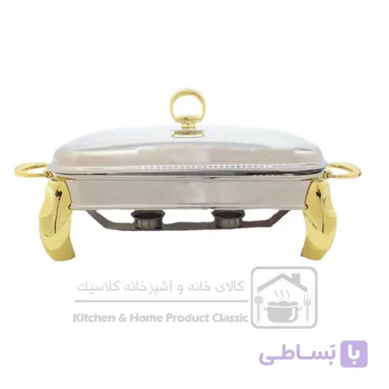 سوفله خوری دلفین پایه طلایی متوسط مدل راکلند