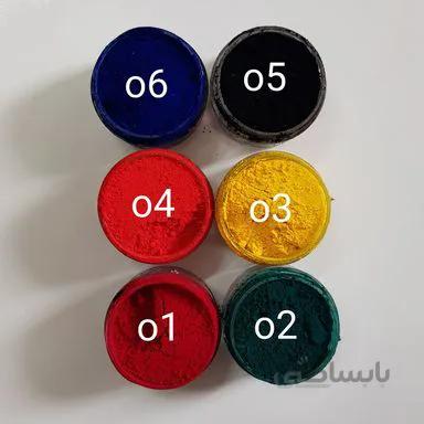 پک 6 عددی رنگ پودری ساده