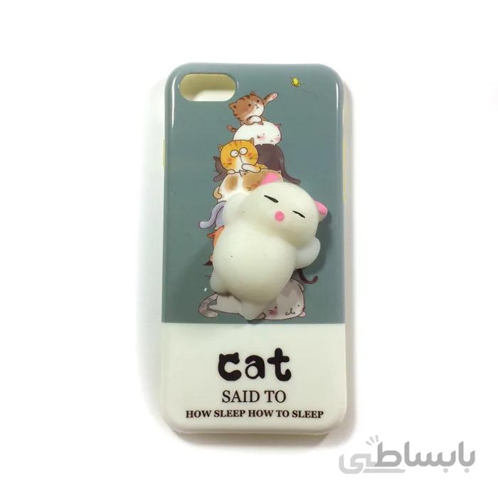 کاور فانتزی با طرح گربه شکمو مناسب اپل iPhone 7/8