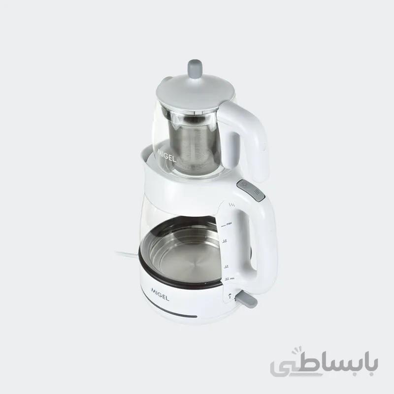 چای ساز قوری روی کتری میگل GTS 070 ا Migel GTS 070 - B Tea Maker with extra teapot