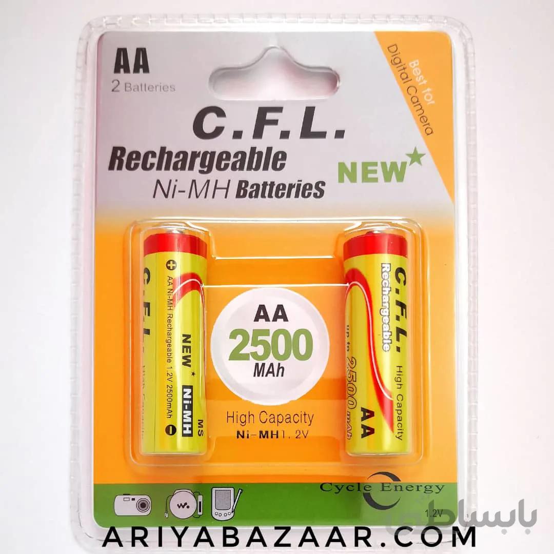 باتری شارژی قلمی 2500mAh C.F.Lمدل Ni-MH