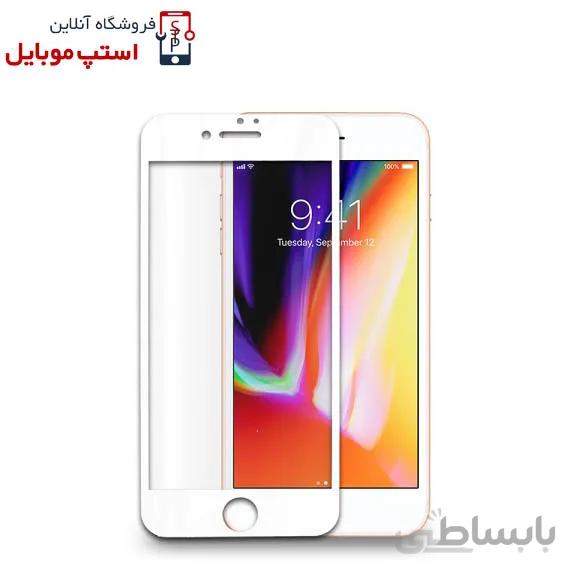 گلس آیفون IPHONE 7 مدل شیشه ای فول تمام صفحه