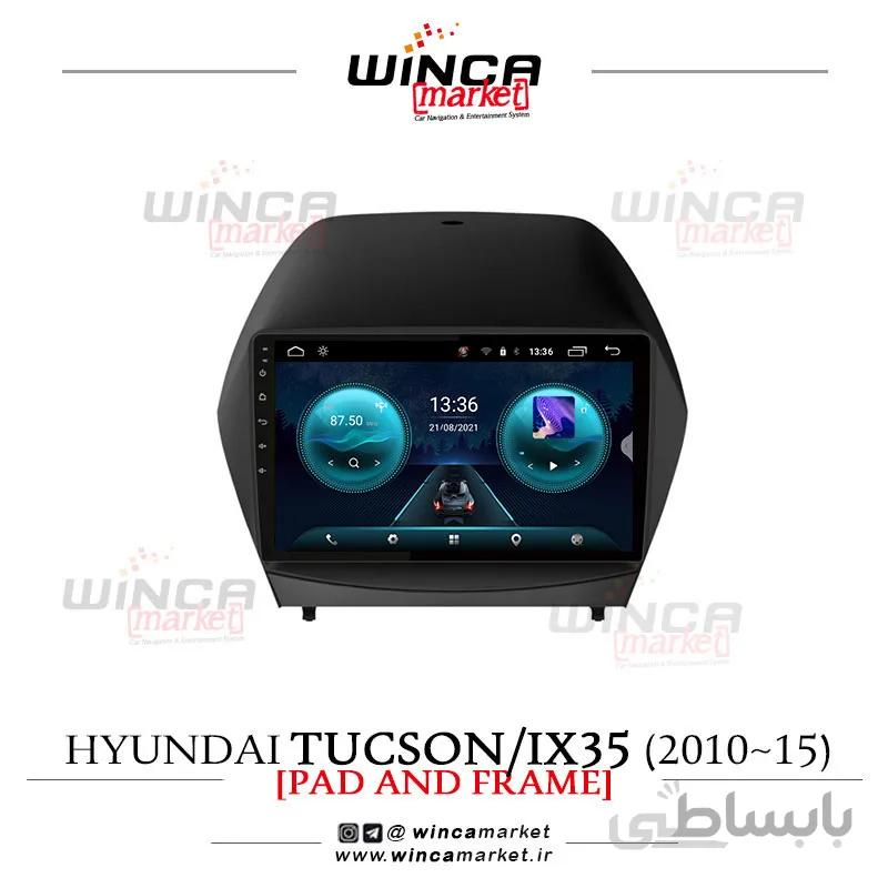 مانیتور فابریک اندروید هیوندای توسان ix35 15-2010 سری اس S400 پلاس وینکا WINCA مدل RS856