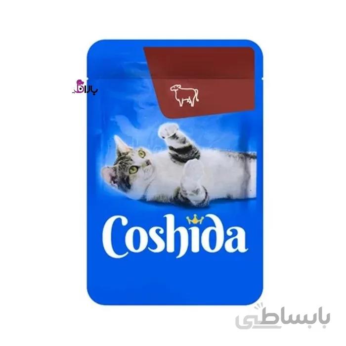 پوچ گربه کوشیدا گوشت گاو (100 گرم)