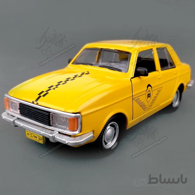 ماشین فلزی پیکان تاکسی 1504 سفید