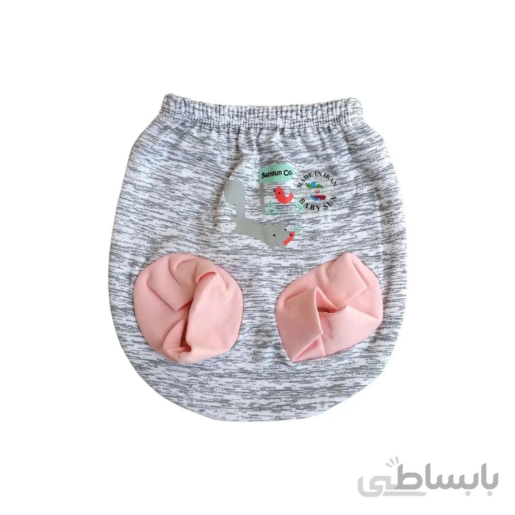 شورت نوزادی بی بی سان طرح باغچه