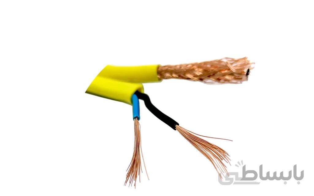 ترکیبی 7دهم کابلینو 96رشته برق 1.5*2 زرد 305 متری ا Combination 7 tenths 96 power strings 1.5 * 2 cabino 305 meters yellow