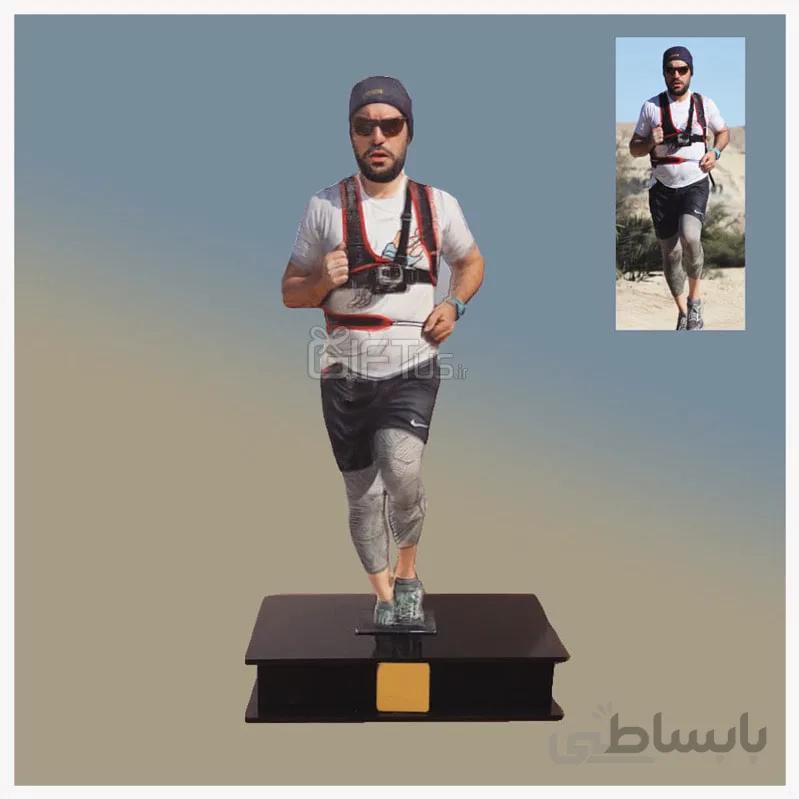 مجسمه تمام قد سه بعدی تصویر شما ( سایز 25Cm )