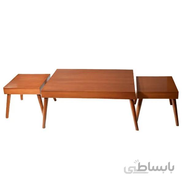 میز جلومبلی و عسلی(زیرهم رو) لمکده مدل کمجا