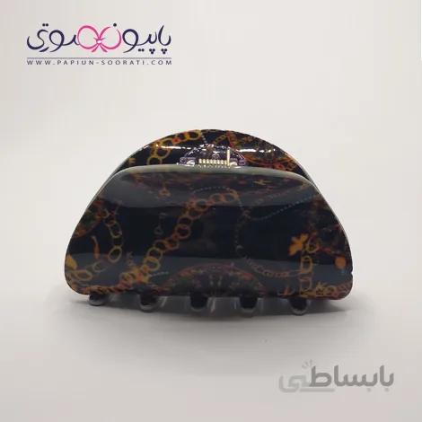 کلیپس مو متوسط طرح زنجیره براق