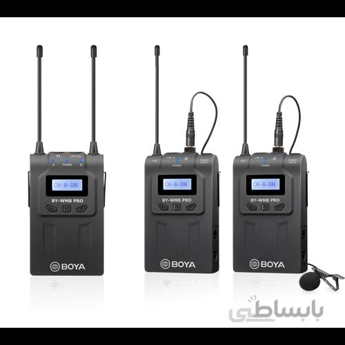 میکروفن تولید محتوا بویا مدل BOYA BY-WM8 PRO-K2 ا میکروفن تولید محتوا بویا مدل BOYA BY-WM8 PRO-K2