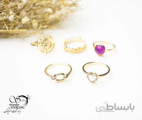 پک انگشتر زنانه کد 5592