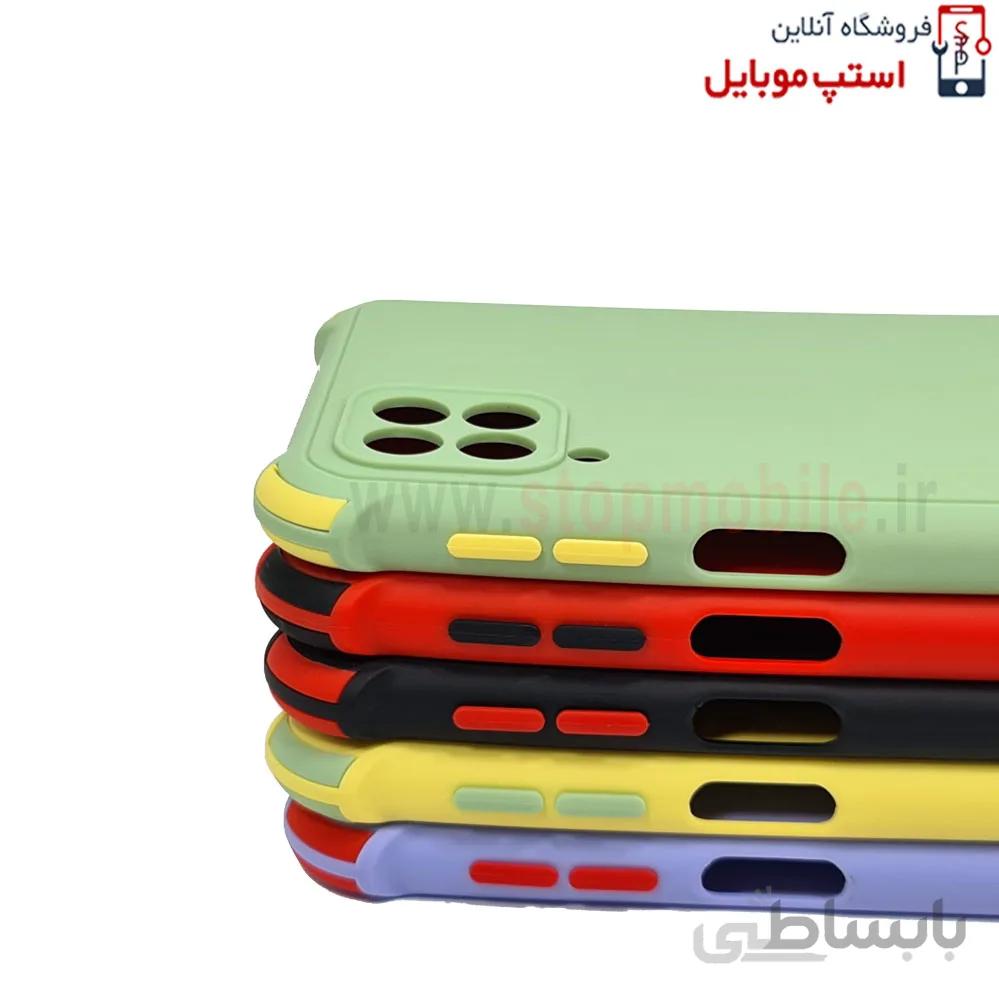 گارد سیلیکونی دکمه رنگی گوشی Galaxy A22 4G