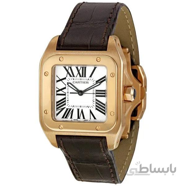ساعت مچی مردانه کارتیر مدل Cartier Santos100 W20069