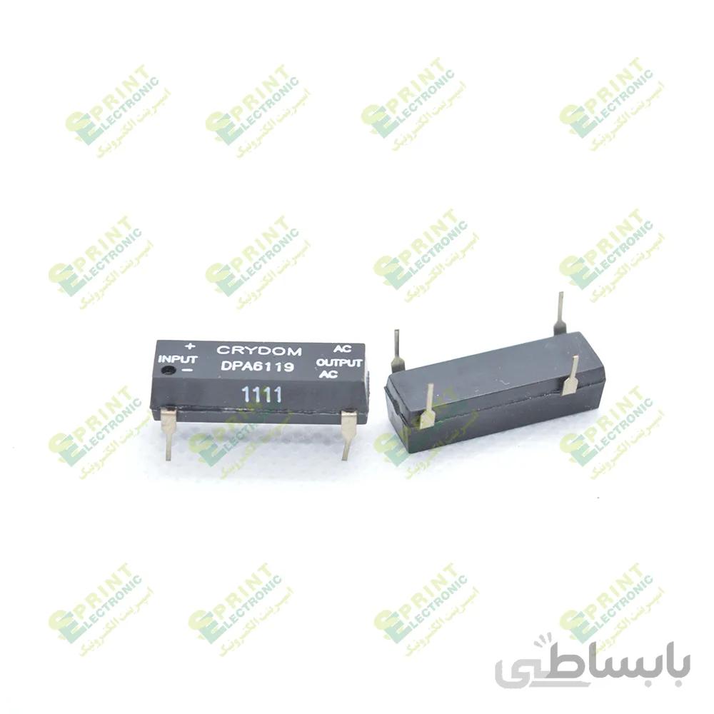 رله الکترونیکی SSR روبردی 4 پایه تک فاز 1 آمپر DC/AC