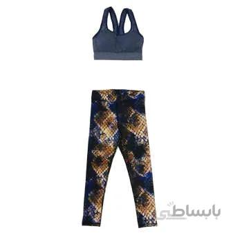 ست نیم تنه و لگینگ ورزشی زنانه کد 1007