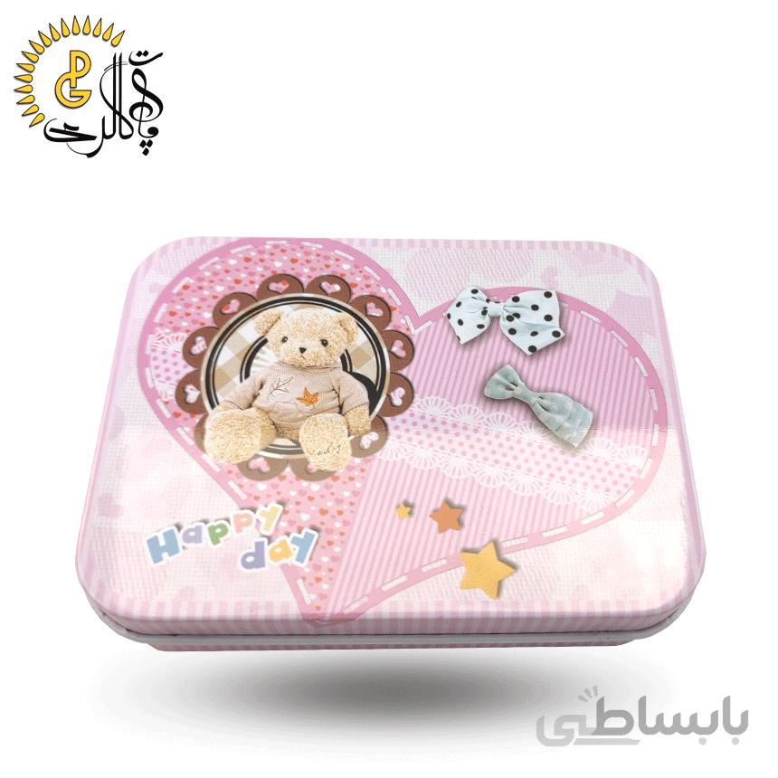 جعبه فلزی فانتزی مکعب مستطیل کد 1212