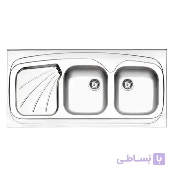 سینک ظرفشویی روکار استیل البرز